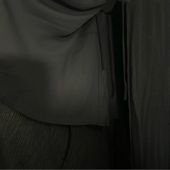 Lulu’s Heart Of Marigold Black Wrap Maxi Dress Size Small - Picture 12 of 15